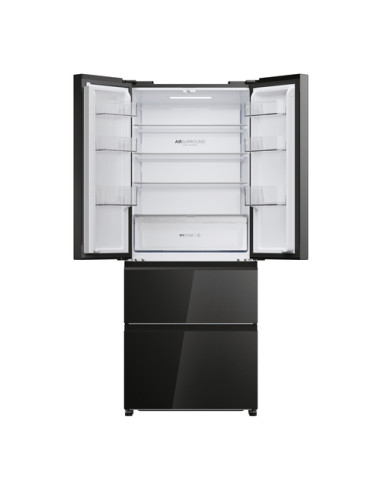 Haier HFR3718ENGB Libera installazione 402 L Nero