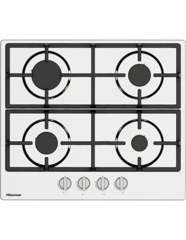 Hisense GM643XHFCI piano cottura Acciaio inox Da incasso 60 cm Gas 4 Fornello(i)