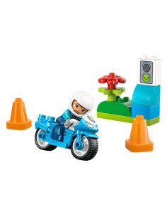 MOTOCICLETTA BLU DELLA POLIZIA