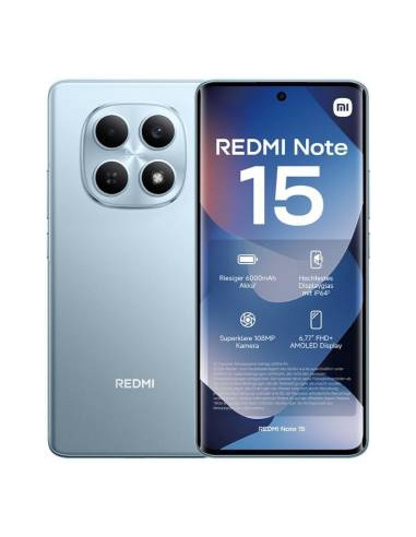Xiaomi Redmi Note 15 8+256GB 6.77" NFC Glacier Blue DS EU