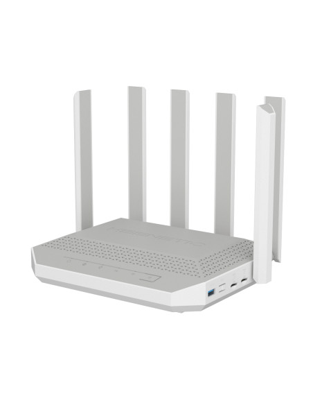 Keenetic Hero 5G (KN-4110) router wireless 2.5 Gigabit Ethernet Dual-band (2.4 GHz/5 GHz) Grigio, Bianco