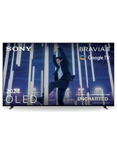 Sony BRAVIA 8 OLED 65 Pollici 4K HDR Google Smart TV (2024) | Gaming Menu per PlayStation 5, IMAX Enhanced, Dolby Vision Atmos, 