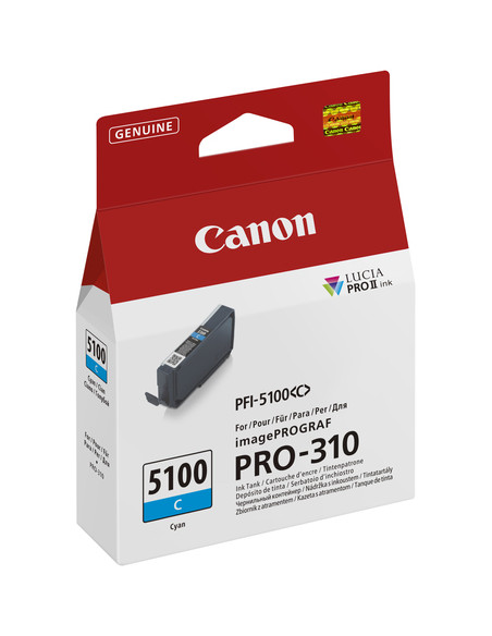 Canon PFI-5100 C cartuccia d'inchiostro 1 pz Originale Ciano