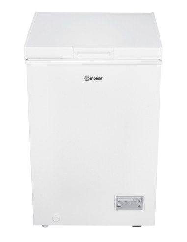 Indesit INCF 984 E Congelatore orizzontale a libera installazione, Statico , 55 cm, Classe E, Bianco, 40 db, h 85cm