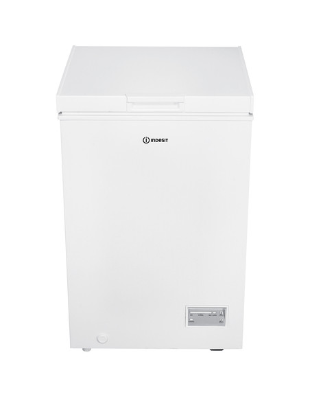 Indesit INCF 984 E Congelatore orizzontale a libera installazione, Statico , 55 cm, Classe E, Bianco, 40 db, h 85cm