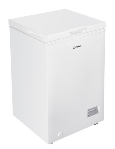 Indesit INCF 984 E Congelatore orizzontale a libera installazione, Statico , 55 cm, Classe E, Bianco, 40 db, h 85cm