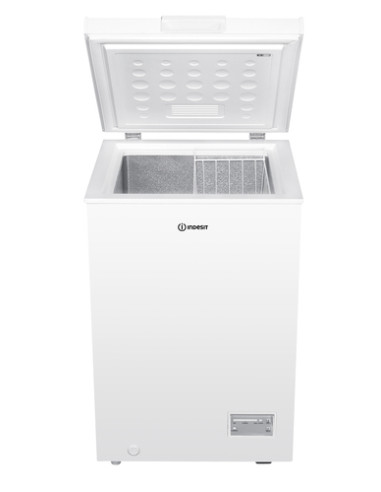 Indesit INCF 984 E Congelatore orizzontale a libera installazione, Statico , 55 cm, Classe E, Bianco, 40 db, h 85cm