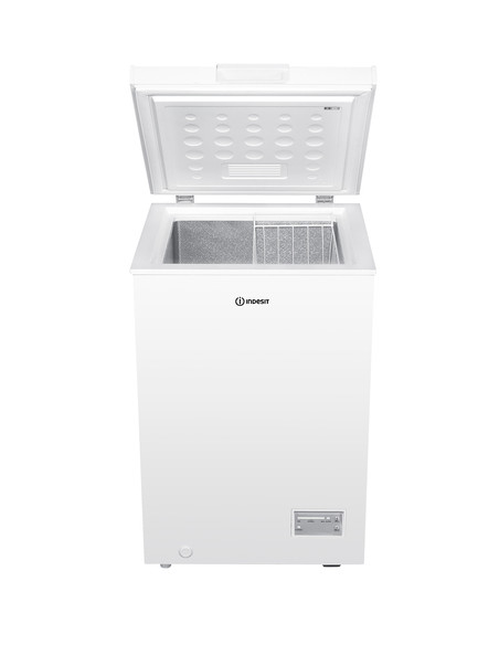 Indesit INCF 984 E Congelatore orizzontale a libera installazione, Statico , 55 cm, Classe E, Bianco, 40 db, h 85cm