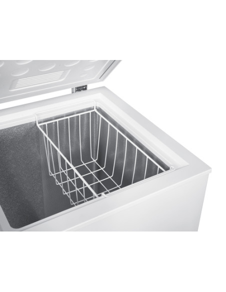 Indesit INCF 984 E Congelatore orizzontale a libera installazione, Statico , 55 cm, Classe E, Bianco, 40 db, h 85cm