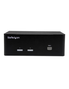 StarTech.com Switch Commutatore a 2 porte - KVM USB 2.0 a doppio VGA con Hub USB a 2 porte e 3,5mm audio 2