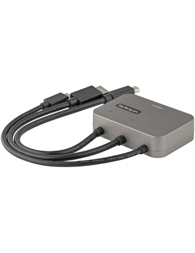 StarTech.com Adattatore Multiporta a HDMI 3-in-1 - Convertitore da USB-C, HDMI o Mini DisplayPort a HDMI per sala conferenze 4K 
