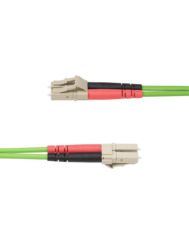 StarTech.com Cavo in Fibra Ottica Multimodale da LC a LC (UPC) OM5 da 3m, Cavo Patch Duplex LOMMF 50/125µm, VCSEL, 40G/100G, In