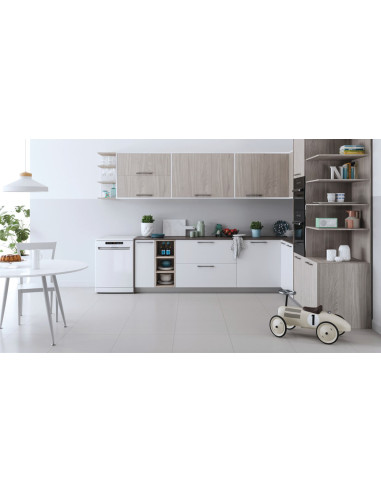 Indesit IN2FFC14BN6, Lavastoviglie 60cm, Classe C, 14 coperti, Push&Go, 44dBA, White