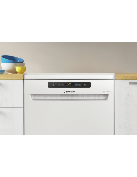 Indesit IN2FFC14BN6, Lavastoviglie 60cm, Classe C, 14 coperti, Push&Go, 44dBA, White