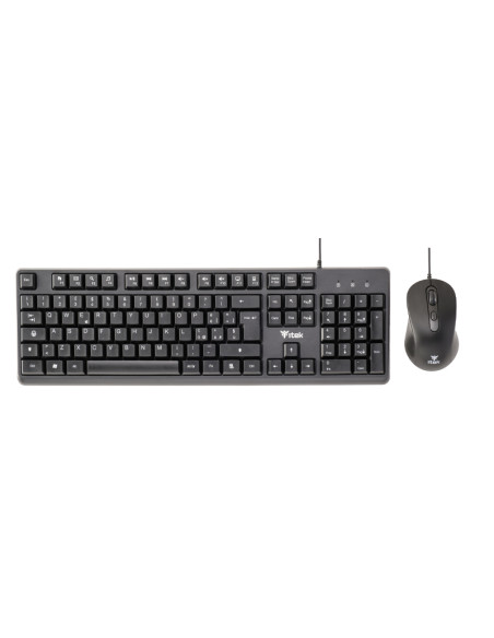 itek DEC C01 tastiera Mouse incluso Universale USB QWERTY Inglese, Italiano Nero