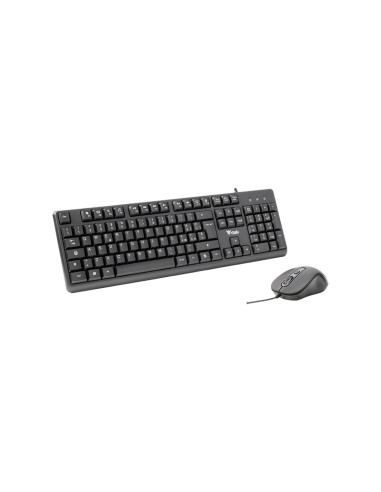 itek DEC C01 tastiera Mouse incluso Universale USB QWERTY Inglese, Italiano Nero