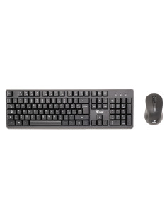 itek DEC W01 tastiera Mouse incluso Universale RF Wireless QWERTY Inglese, Italiano Nero
