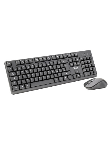 itek DEC W01 tastiera Mouse incluso Universale RF Wireless QWERTY Inglese, Italiano Nero