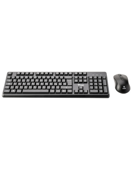 itek DEC W01 tastiera Mouse incluso Universale RF Wireless QWERTY Inglese, Italiano Nero