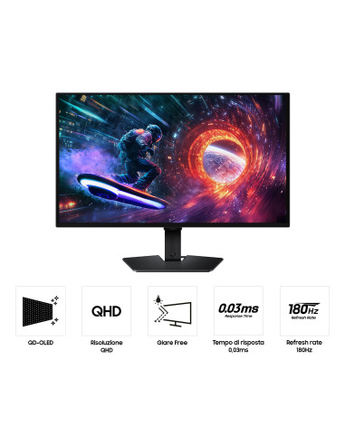 Samsung Monitor Gaming Odyssey OLED G5 - G50SF da 27" QHD Flat