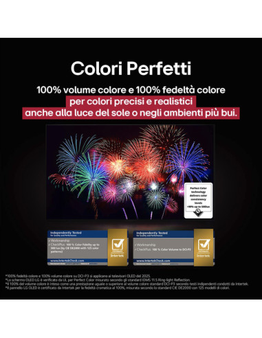 LG OLED evo AI OLED65G54LW TV Serie G5 65'' 4K, α11 Gen2, Brightness Booster Ultimate, 60W, 4 HDMI 165Hz, Smart TV 2025