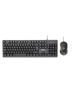 itek DEC C01 tastiera Mouse incluso Universale USB QWERTY Inglese, Italiano Nero