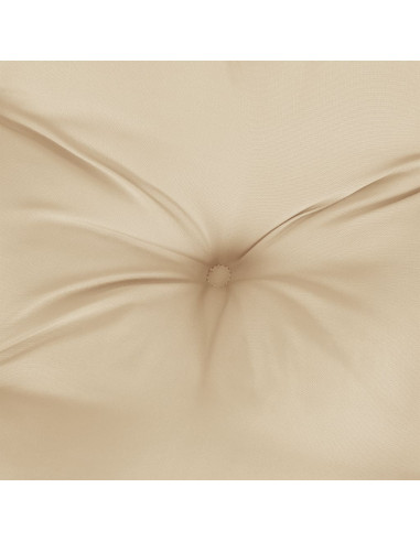 Cuscino per Panca Beige 120x50x7 cm in Tessuto Oxford