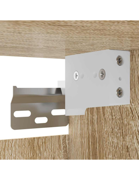 Mobili Porta TV a Parete 4pz Rovere Sonoma 30,5x30x30 cm