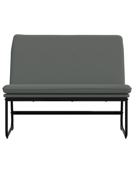 Panca Grigio Scuro 100x75x76 cm in Tessuto