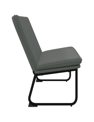 Panca Grigio Scuro 100x75x76 cm in Tessuto