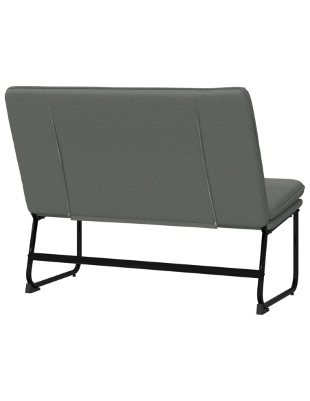 Panca Grigio Scuro 100x75x76 cm in Tessuto