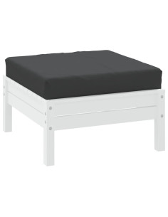 Cuscino per Pallet Nero 60x60x6 cm in Tessuto 2