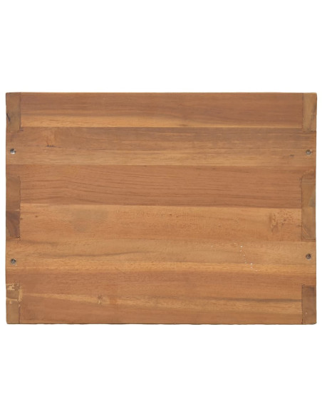 Comodino 40x30x40 cm in Legno Massello di Teak