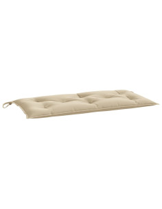 Cuscino per Panca Beige 100x50x7 cm in Tessuto Oxford
