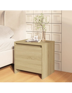 Comodini 2 pz Rovere Sonoma 45x34x44,5 cm in Truciolato 2