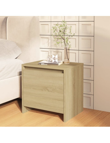 Comodini 2 pz Rovere Sonoma 45x34x44,5 cm in Truciolato