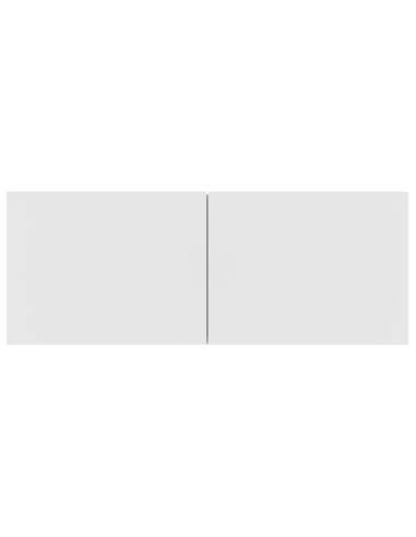 Mobile Porta TV a Parete Bianco in Legno Multistrato