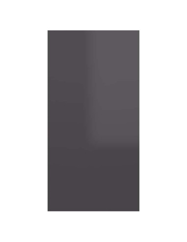 Mobili TV 2pz Grigio Lucido 30,5x30x60 cm Legno Multistrato