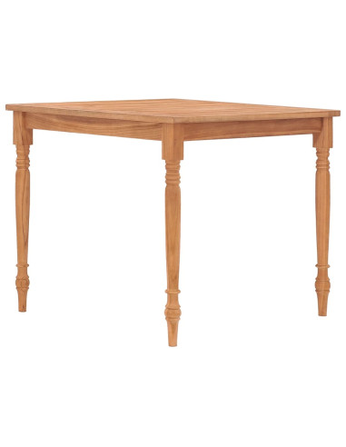 Tavolo Batavia 85x85x75 cm in Massello di Teak