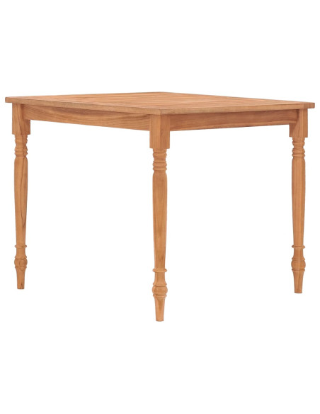 Tavolo Batavia 85x85x75 cm in Massello di Teak