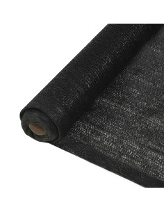 Rete per Privacy in HDPE 1x25 m Nera