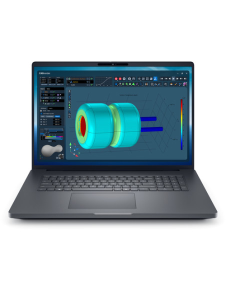 DELL Pro Max 18 Plus MB18250 Intel Core Ultra 7 265HX Workstation mobile 45,7 cm (18") Quad HD+ 32 GB DDR5-SDRAM 1 TB SSD NVIDIA