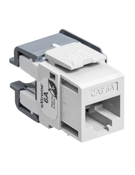 eXtreme Cat 6A Unshielded Jack 110-Style - White