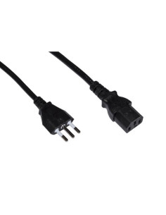 CAVO LINK ALIMENTAZIONE X PC/STAMPANTI SPINA ITALIANA TRIPOLARE 10A 1,8MT, NERO, LKIT18
