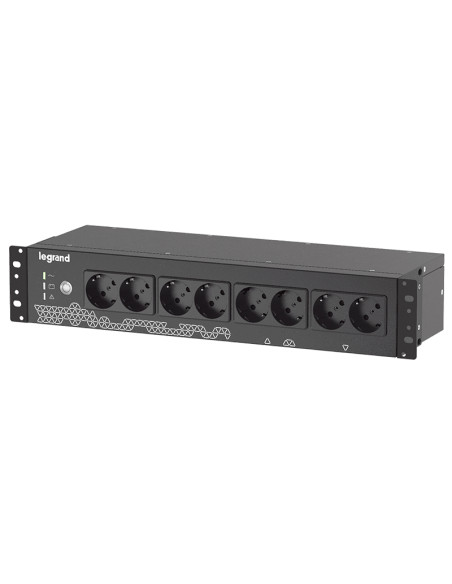 Legrand Keor ASI PDU 800VA FR/GR/IT INPUT 8 GR/IT OUTPUT BLACK gruppo di continuità (UPS) Standby (Offline) 0,8 kVA 480 W 8 pre