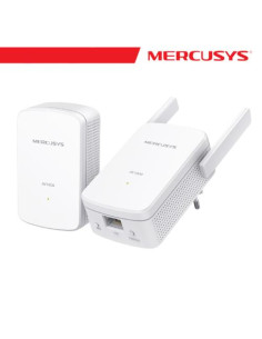 MERCUSYS POWERLINE KIT HOMEPLUG AV2 FINO A 1000MBPS E WI-FI 300MBPS