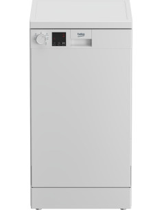 Beko DVS05024W: Lavastoviglie a Libera Installazione Slim, 45 cm, 10 Coperti