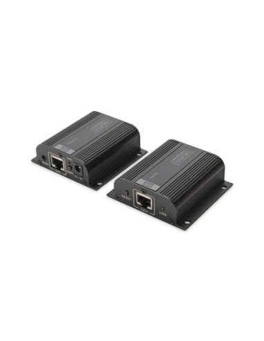EXTENDER DIGITUS HDMI CON CAVO DI RETE FINO A 50 METRI (1080P) Funziona anche con cavo di rete CAT 6, CAT 6A e CAT 7, NERO