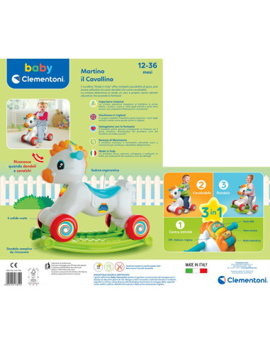 Baby 17854 giocattolo a dondolo e cavalcabile