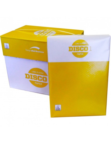 CARTA A4 DISCO 1+ x FOTOCOPIE/STAMPANTI 21x29,7 80gr (conf. 5 Risme x 500 fogli cad.)